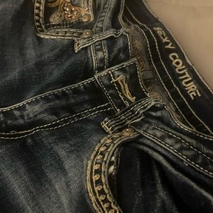 Sexy Couture Women's Boot Cut Jeans - Dark Blue